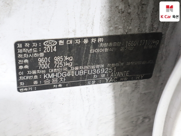 2015 - hyundai avante