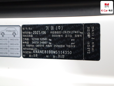 2021 - kia carnival