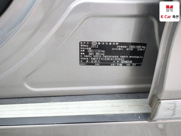2012 - hyundai grandeur
