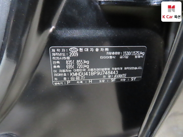 2009 - hyundai avante