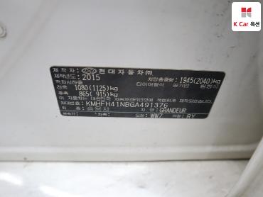 2016 - hyundai grandeur