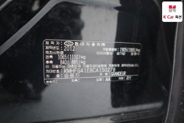 2012 - hyundai grandeur