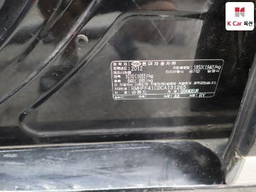 2012 - hyundai grandeur