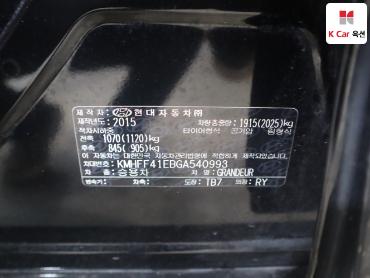 2016 - hyundai grandeur