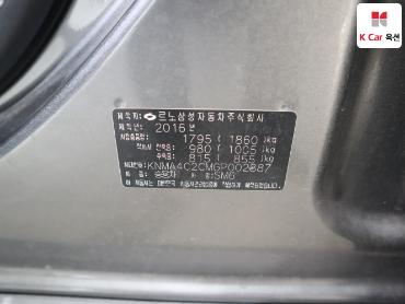 2016 - renault samsung sm6