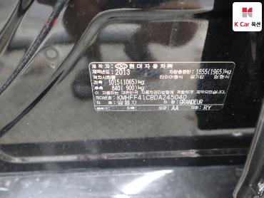 2013 - hyundai grandeur