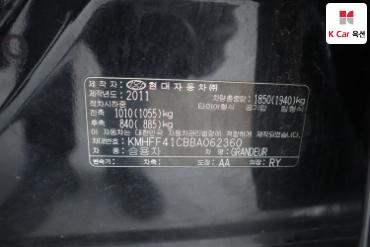 2011 - hyundai grandeur